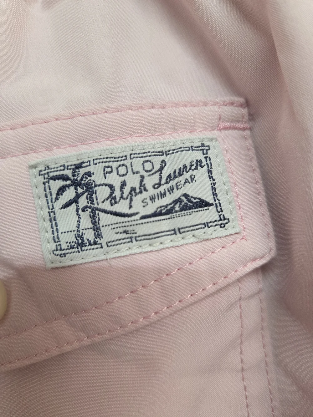 Polo by Ralph Lauren Light Pink Athletic Shorts with Green Pony